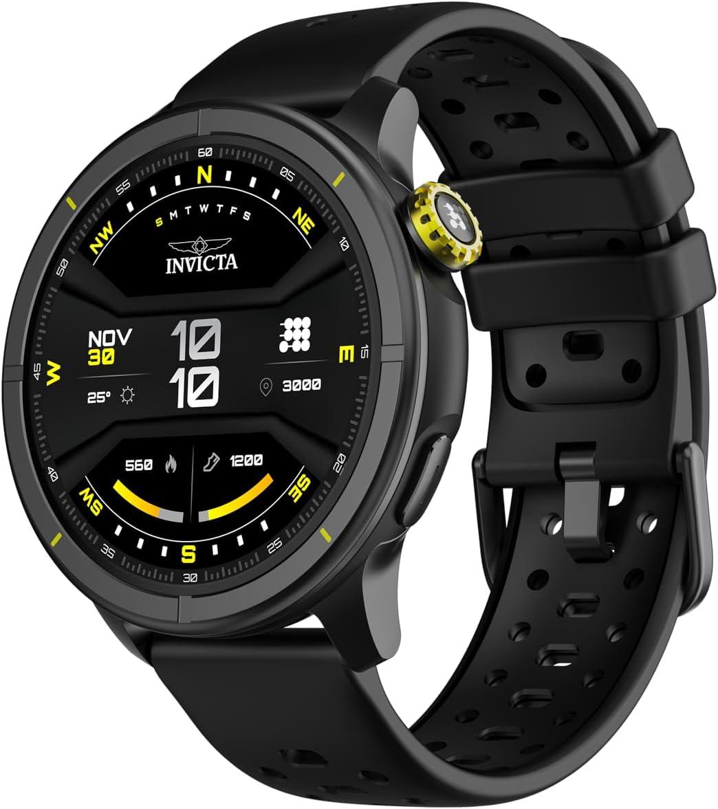 image:imageInvicta ITech 2 Pro Smartwatch for Men amp Women Bluetooth Fitness Tracker with GPS Heart Rate amp SpO2 Monitor 100 Sport Modes 50M Waterproof Silicone Strap