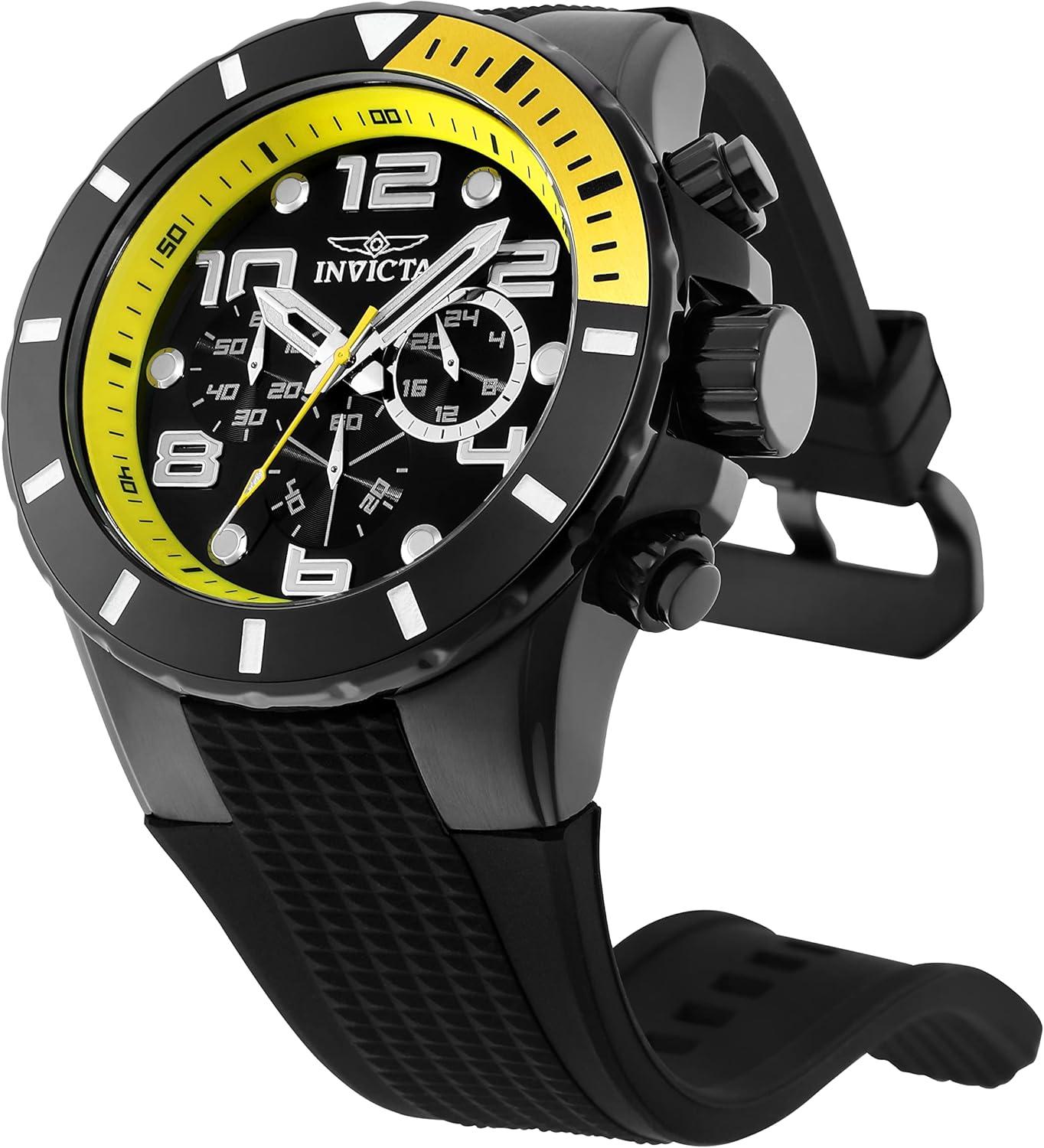 image:imageInvicta Mens 18741 Pro Diver Analog Display Swiss Quartz Black Watch
