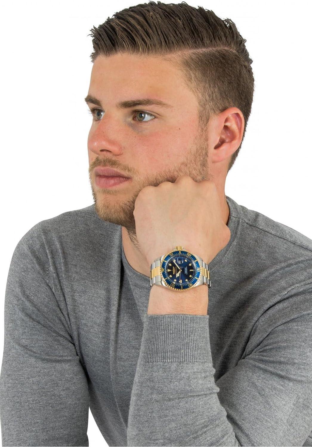 image:imageInvicta Mens 22019 Pro Diver Analog Display Quartz Silver Watch22058