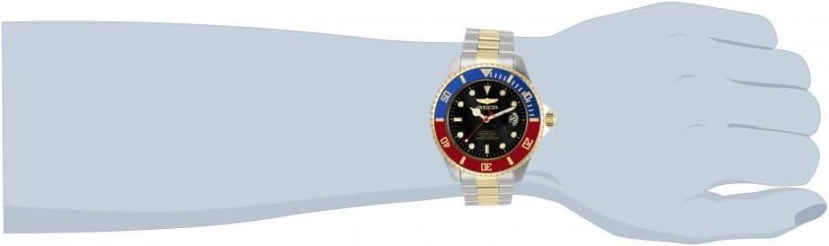 image:imageInvicta Mens 34043 Pro Diver Automatic 3 Hand Black Dial Watch