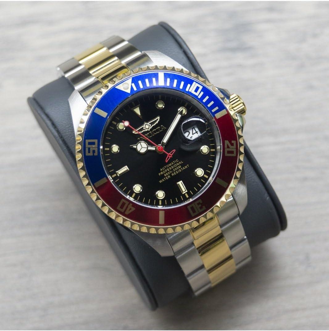 image:imageInvicta Mens 34043 Pro Diver Automatic 3 Hand Black Dial Watch
