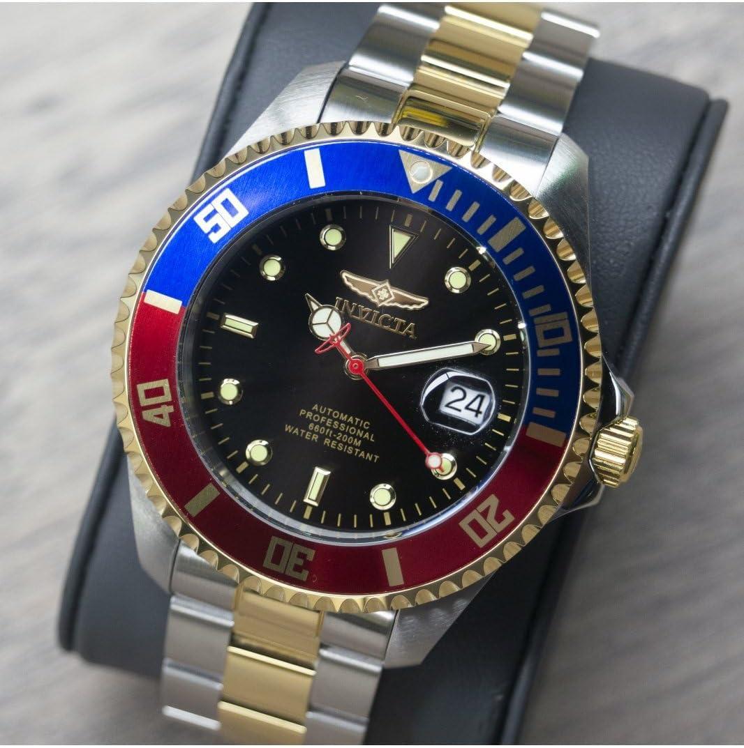 image:imageInvicta Mens 34043 Pro Diver Automatic 3 Hand Black Dial Watch