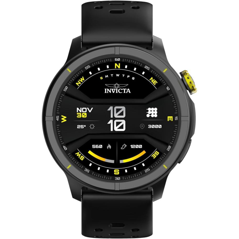image:imageInvicta ITech 2 Pro Smartwatch for Men amp Women Bluetooth Fitness Tracker with GPS Heart Rate amp SpO2 Monitor 100 Sport Modes 50M Waterproof Silicone Strap