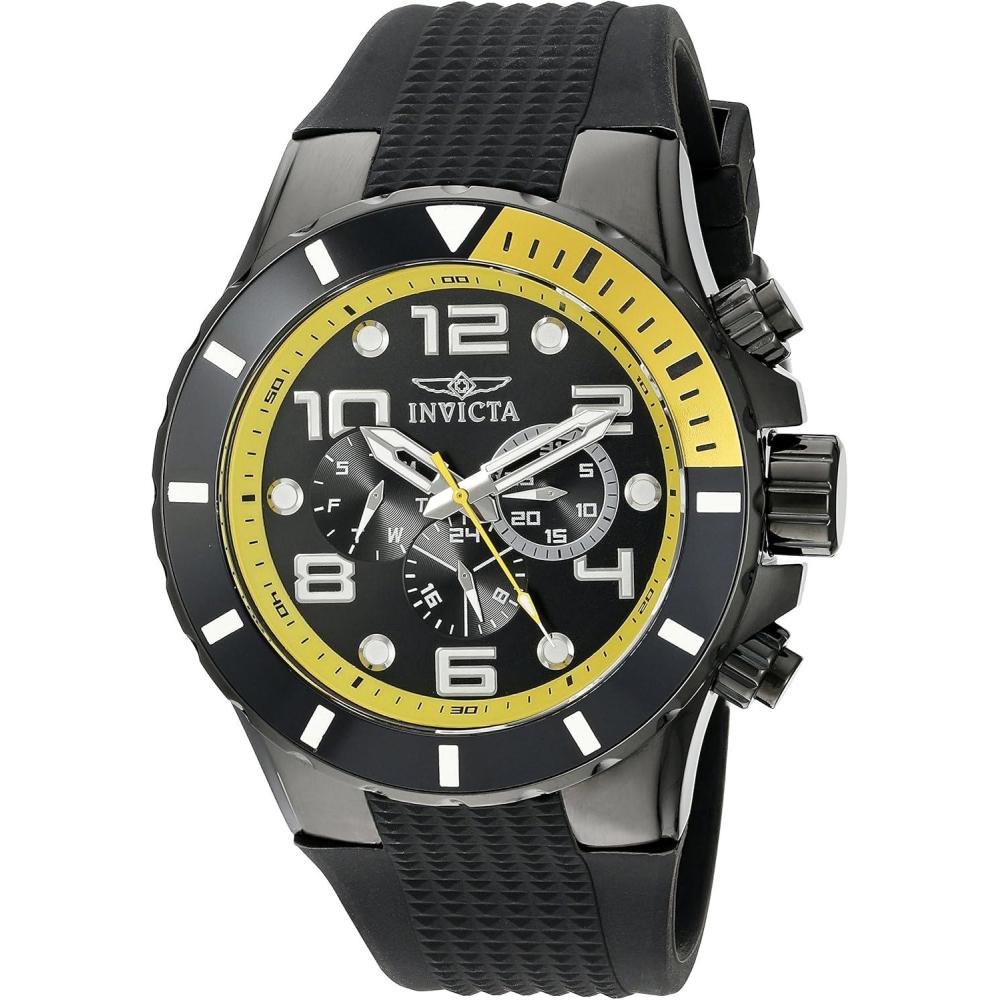 image:imageInvicta Mens 18741 Pro Diver Analog Display Swiss Quartz Black Watch