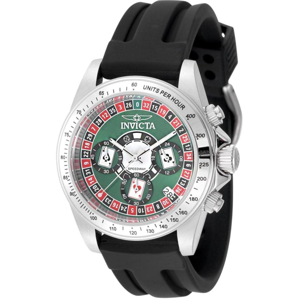 image:imageInvicta Speedway Men 395mm Stainless Steel Steel Green dial VD53 Quartz