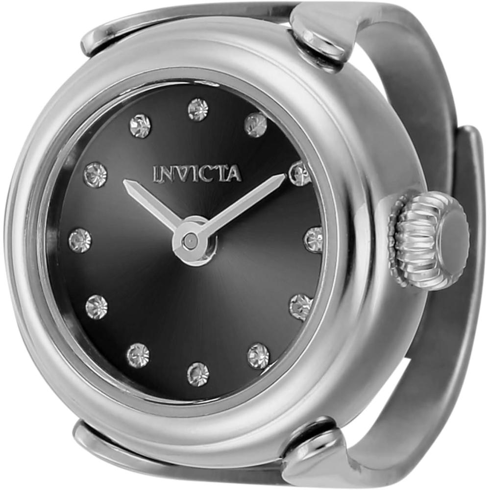 image:imageInvicta Angel Womens Ring Watch 175mmSilver Black