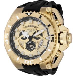 Invicta Sea Hunter Men 57mm Stainless Steel Gold Gold dial VK68A Quartz