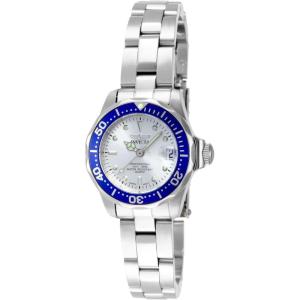 Invicta Women’s 14125 Pro Diver Silver Dial Stainless Steel Watch