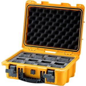 Invicta New 8 Eight Slot Impact Yellow Dive Collector Box Case Dc8yel
