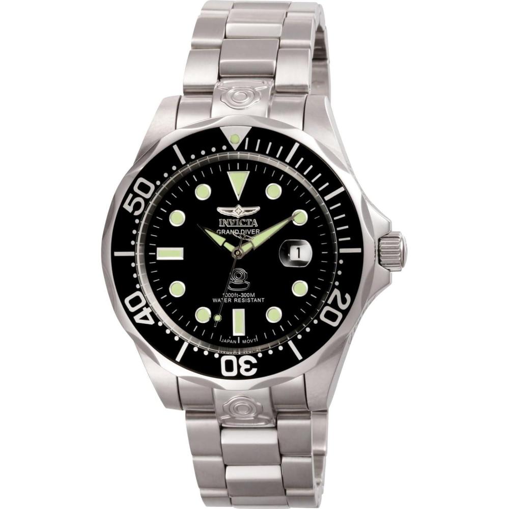 image:imageInvicta Mens Stainless Steel Grand Diver Automatic Bracelet Watch