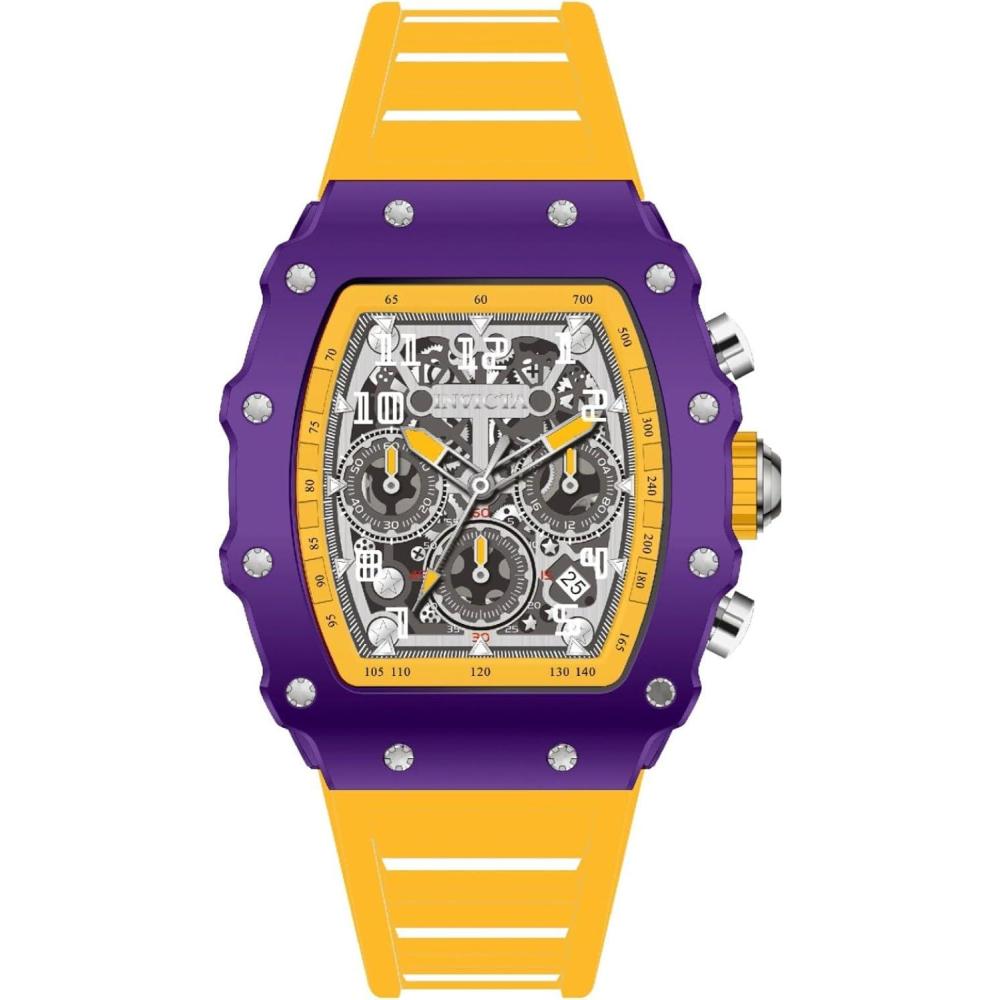 image:imageInvicta Racing 69699 Mens Watch Quartz Movement Acrylic with Silver Dial 43 mm