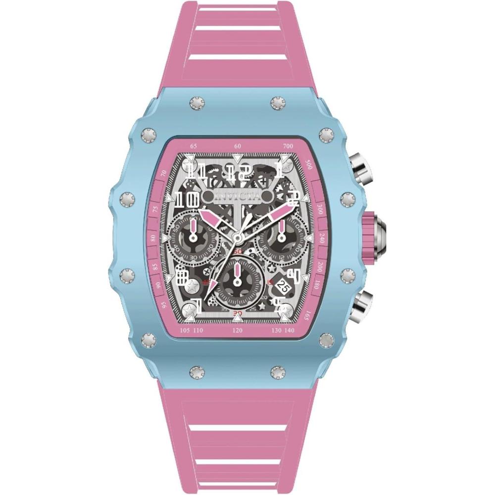 image:imageInvicta Racing 69706 Mens Watch Quartz Movement Acrylic with Silver Dial 43 mm