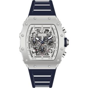 Invicta Racing Men 43.2mm Acrylic Silver Silver dial MG53 Quartz
