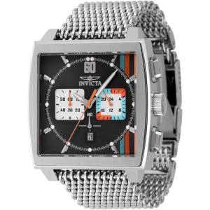Invicta S1 Rally Men 45mm Stainless Steel Steel Black dial VD53 Quartz