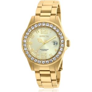 Invicta Women’s 21397 Pro Diver Analog Display Quartz Gold Watch