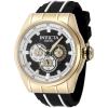 image:imageInvicta Speedway Men 48mm Stainless Steel Gold BlackWhite dial VH63 Quartz