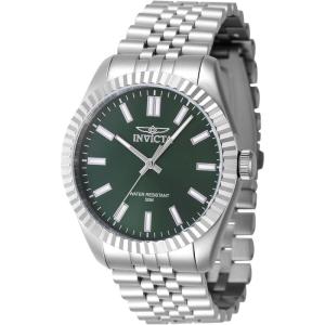 Invicta Specialty Men 43mm Stainless Steel Steel Green dial PC21 Quartz
