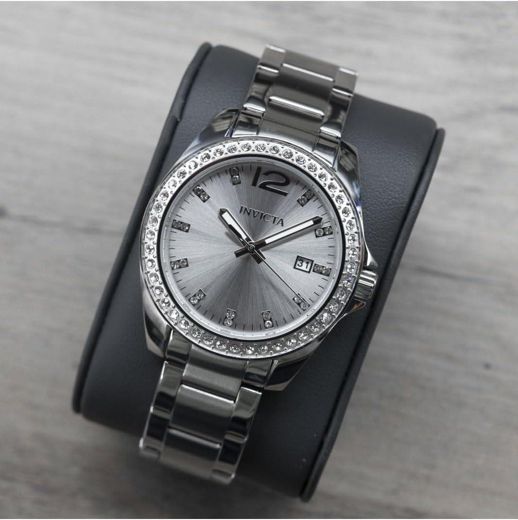 image:imageInvicta Womens 49846 Angel Quartz PC32 Silver Dial Watch