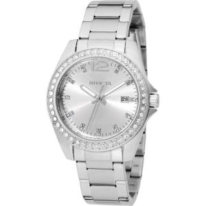 Invicta Women’s 49846 Angel Quartz PC32 Silver Dial Watch