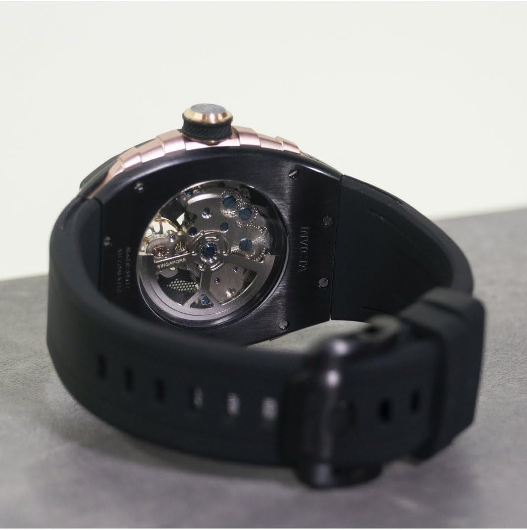 image:imageInvicta S1 Rally Men 40mm Stainless Steel Aluminum Carbon Fiber Gold Black dial 2802 Automatic