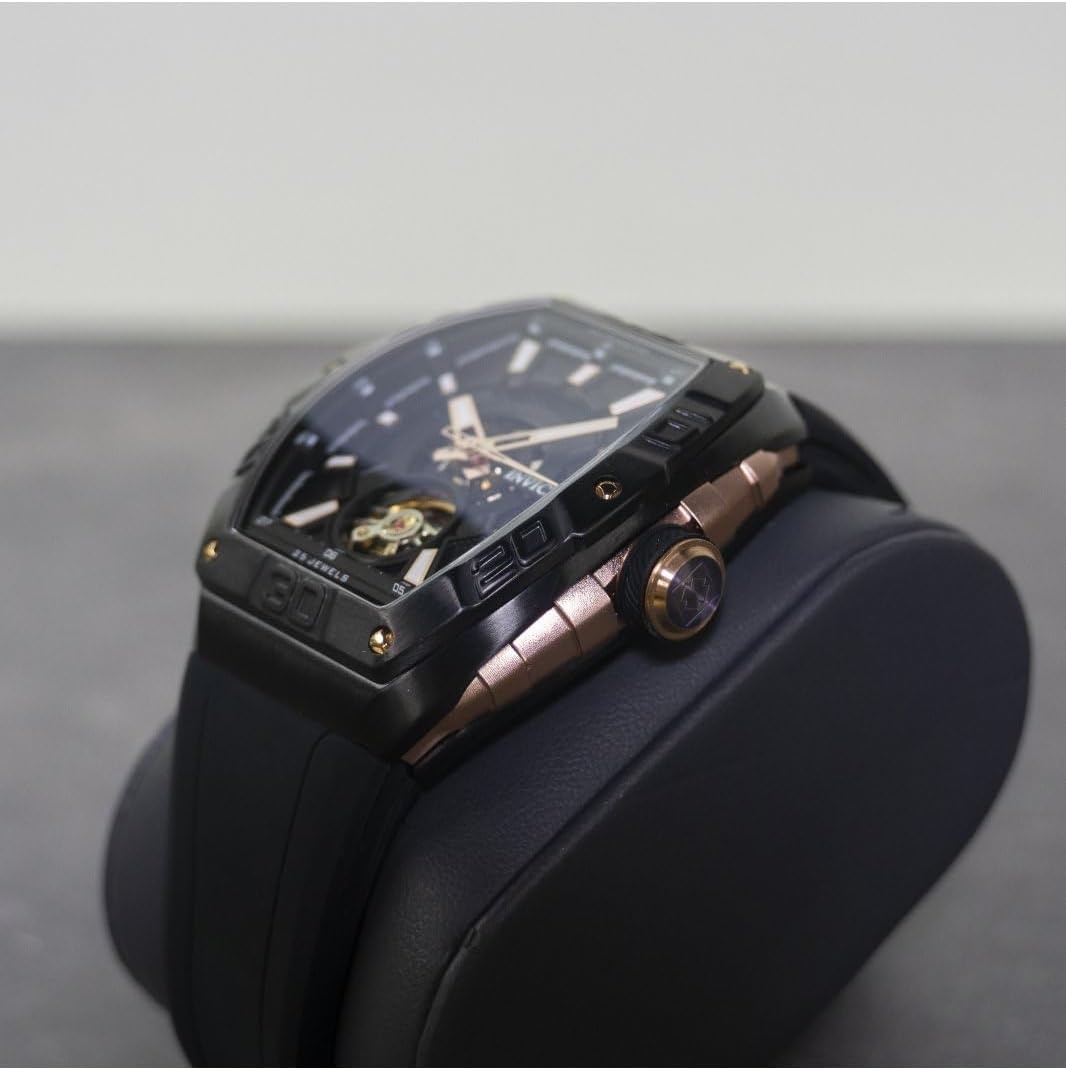 image:imageInvicta S1 Rally Men 40mm Stainless Steel Aluminum Carbon Fiber Gold Black dial 2802 Automatic