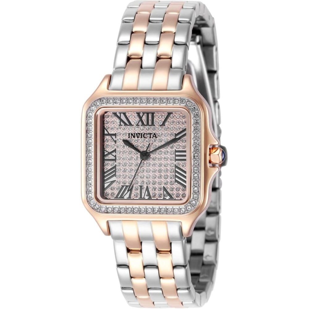 image:imageInvicta Angel Lady 28mm Stainless Steel Rose Gold Silver dial PC21 Quartz