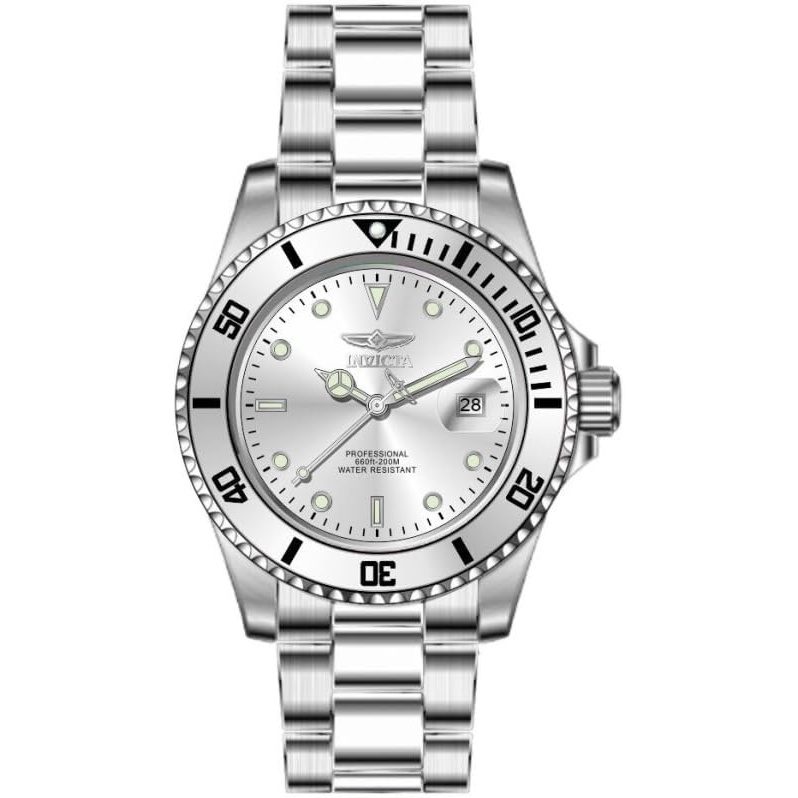 image:imageInvicta Pro Diver Men 40mm Stainless Steel Steel Silver dial PC32 Quartz