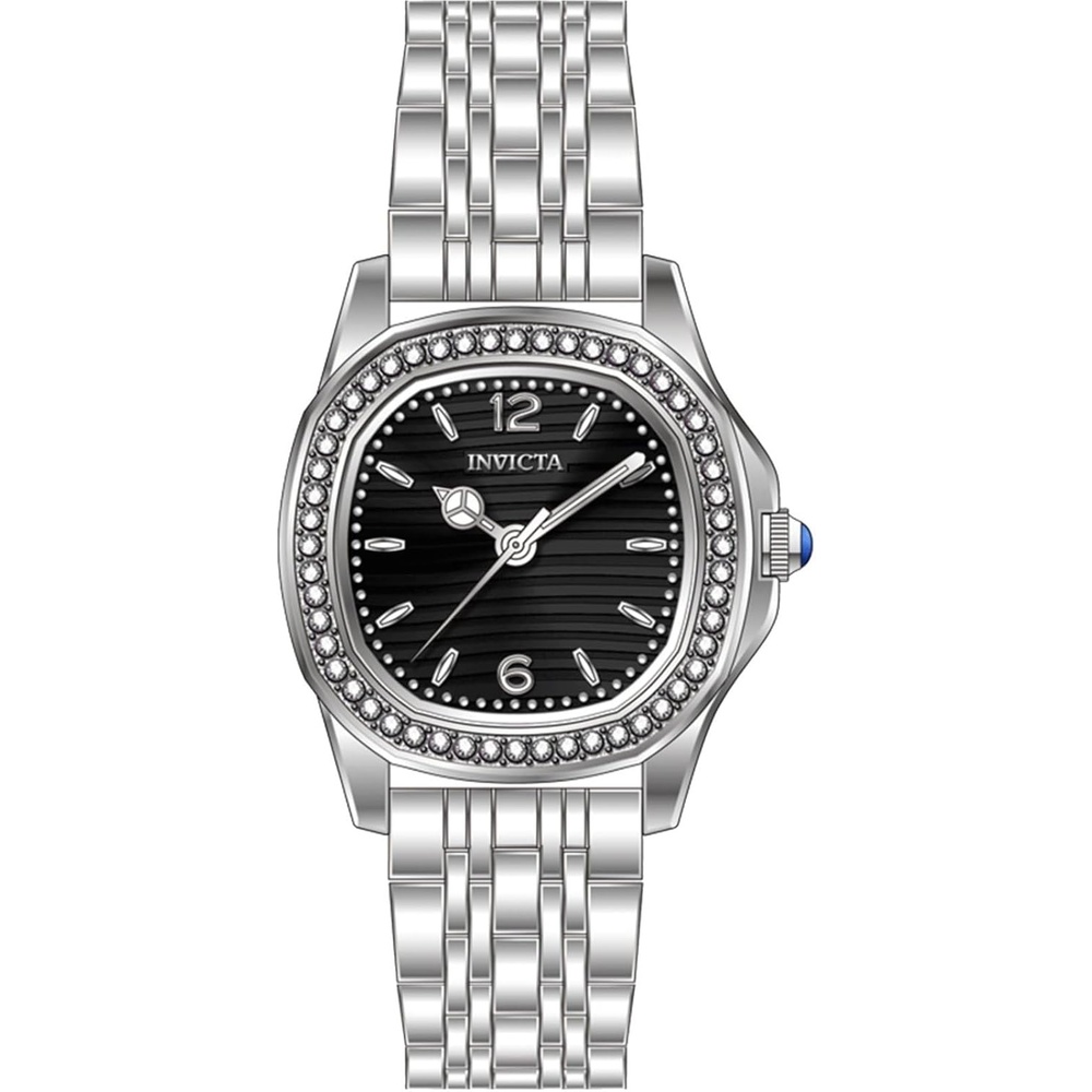 image:imageInvicta Womens 69391 Wildflower Quartz PC21S Black Dial Watch