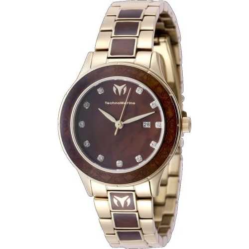 image:imageTECHNOMARINE Sea Lady 3300mm Stainless Steel Gold Brown dial VJ22 Quartz